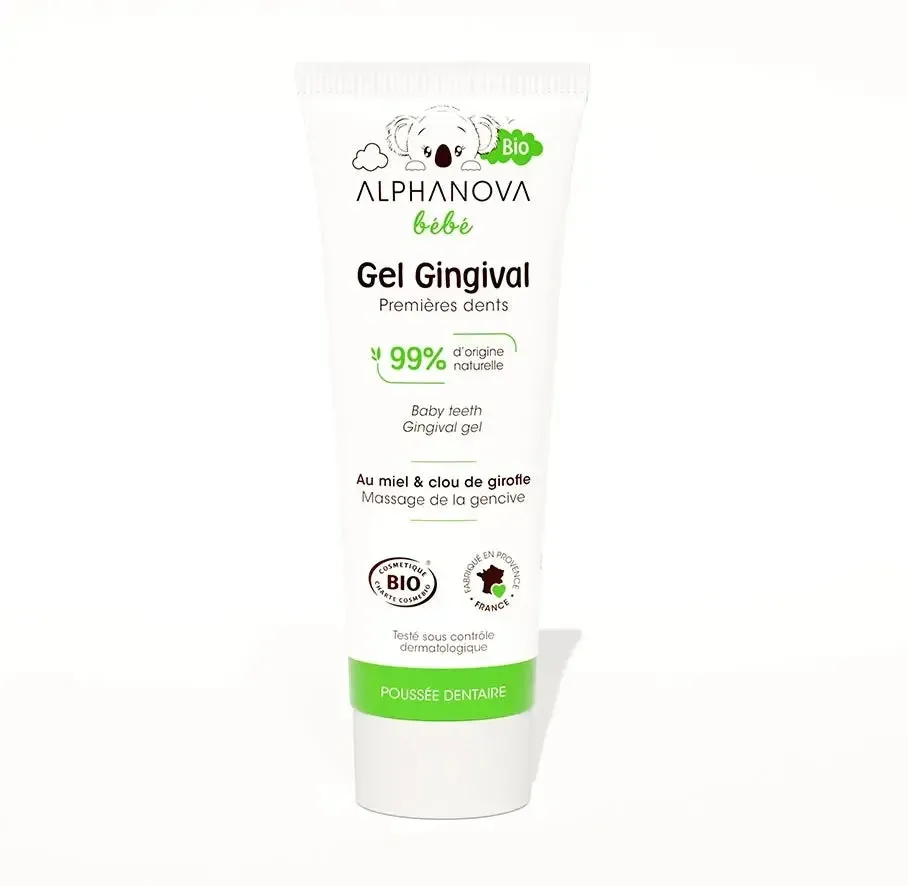 Alphanova Bébé gel gingival premières dents bio