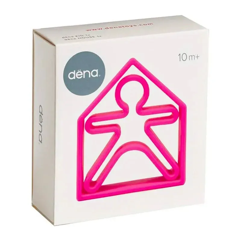 Dëna jeu ludique 2 pièces Néon rose silicone alimentaire