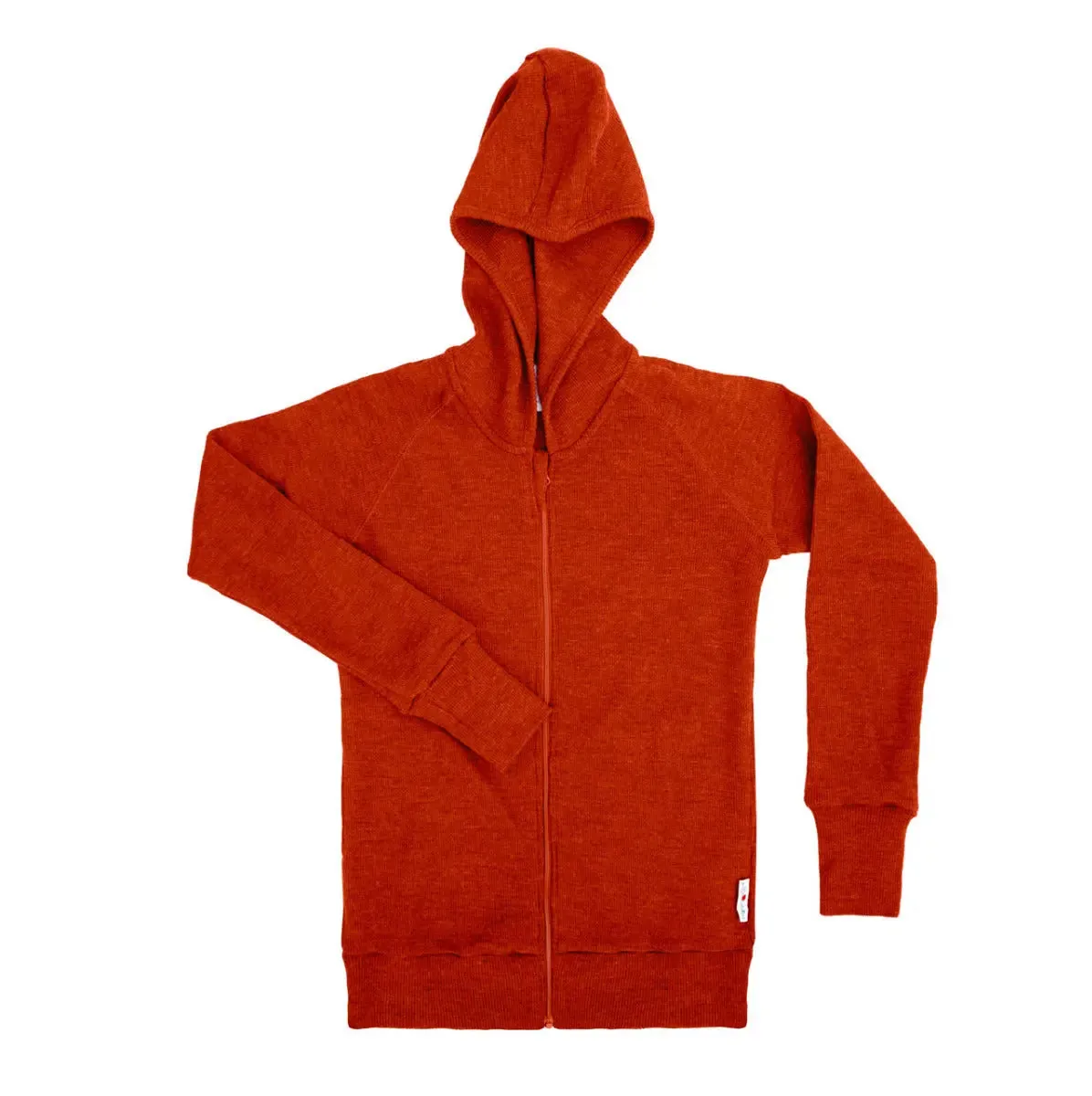 Manymonths gilet zippé laine mérinos capuche