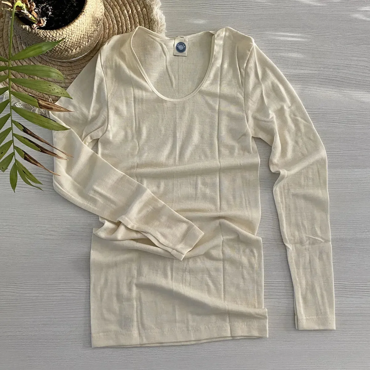 Cosilana t-shirt manches longues femme laine soie