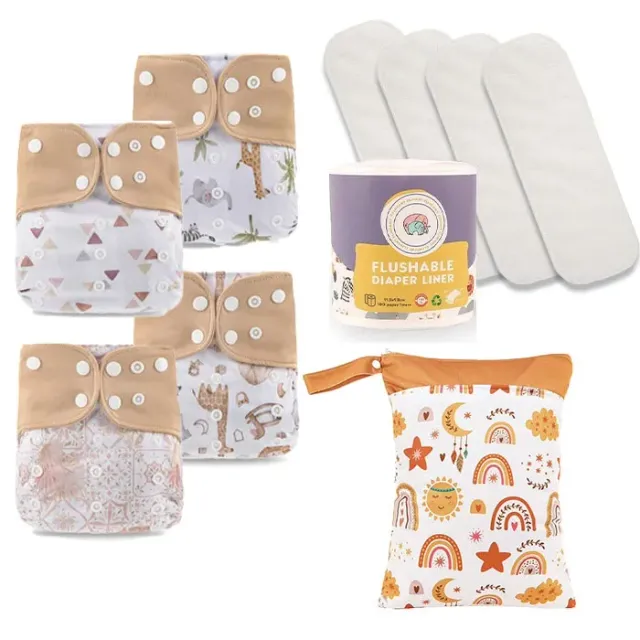 Ecobubs Reusable Starter Pack kit de couches lavables