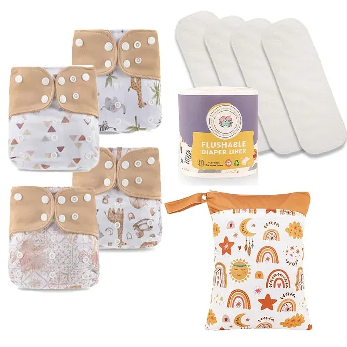 Ecobubs Reusable Starter Pack kit de couches lavables