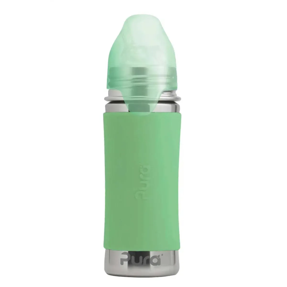 Pura Free gourde inox paille silicone 325 ml