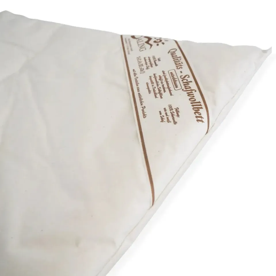 Saling oreiller enfant laine vierge 40x60 cm plat