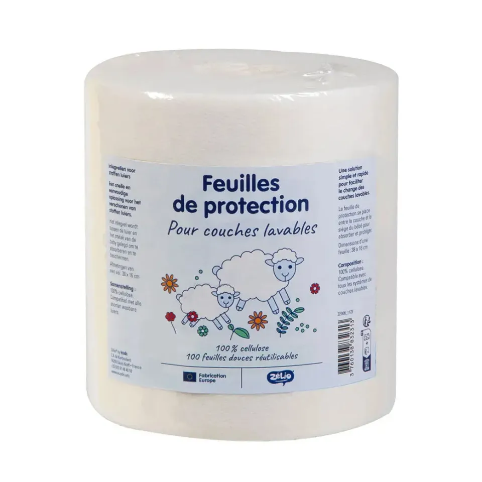 Zébio voiles de protection couches lavables x100