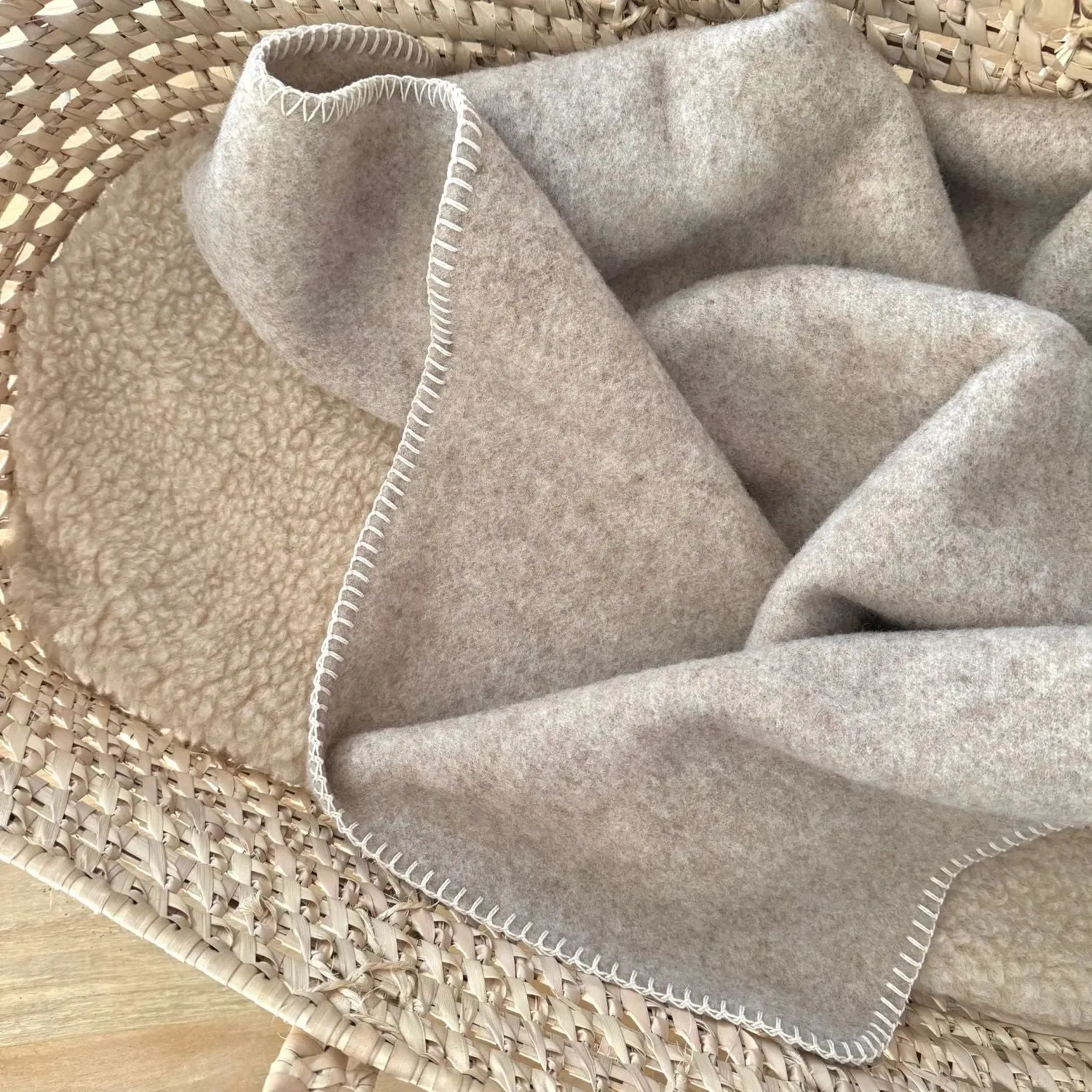 Sassoupi Souffle Couverture Laine Vierge
