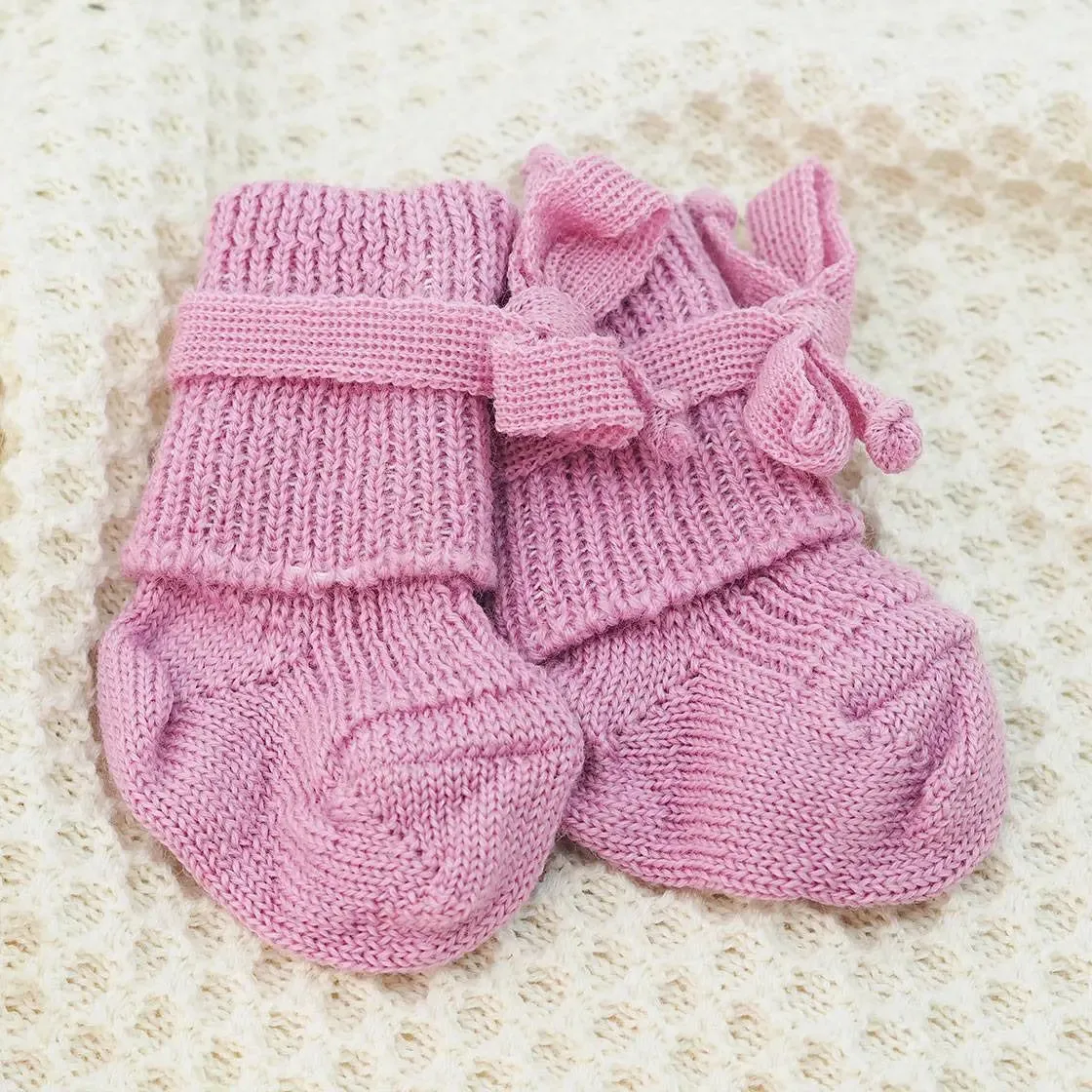 Hirsch Natur Chaussettes Pure Laine Nouveau-né