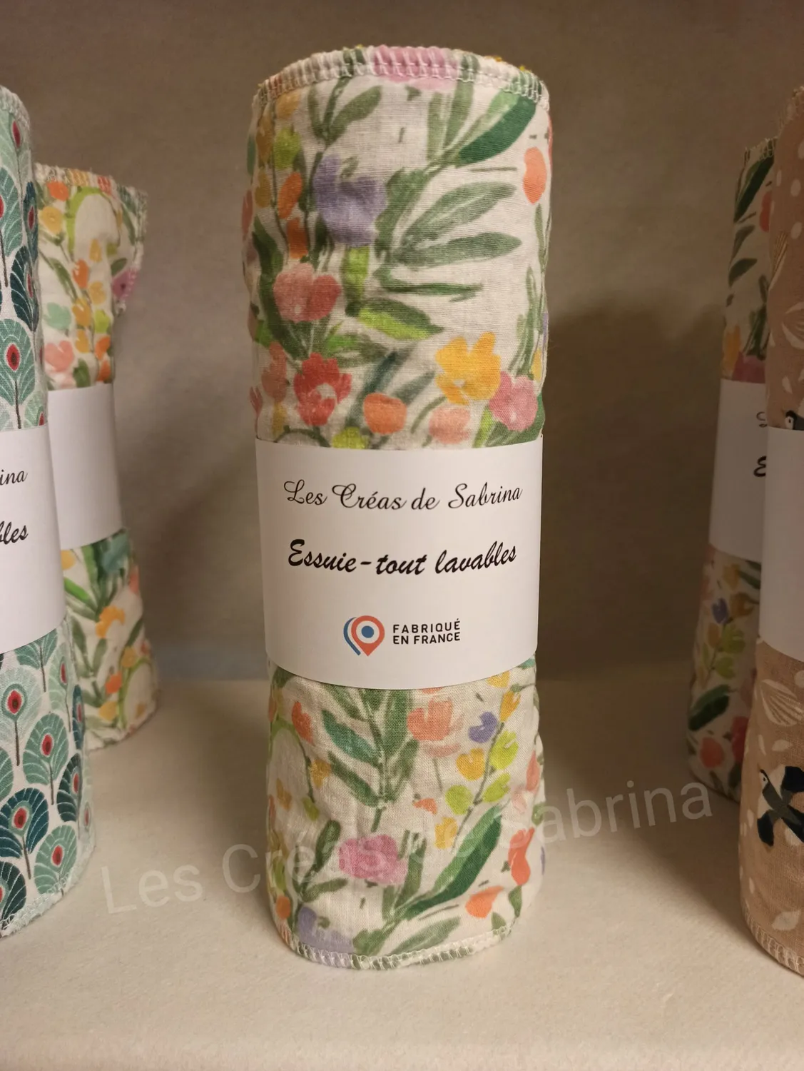 Les Créas de Sabrina essuie-tout lavable 5 feuilles