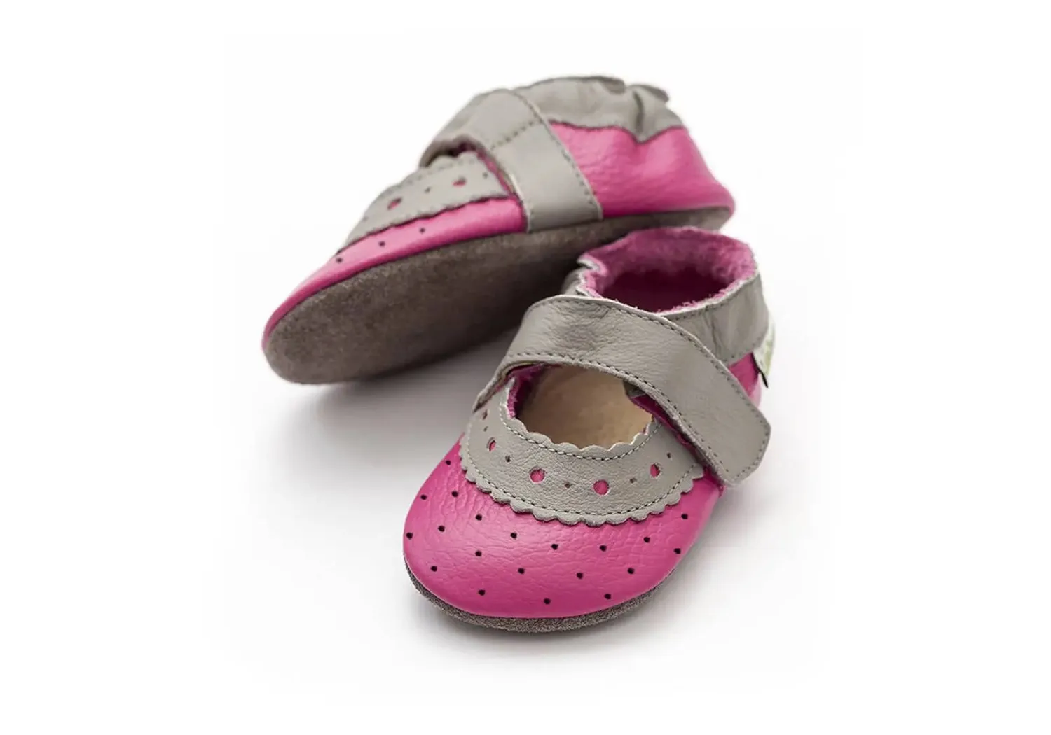 Liliputi Magnolia sandales cuir souple bébé scratch