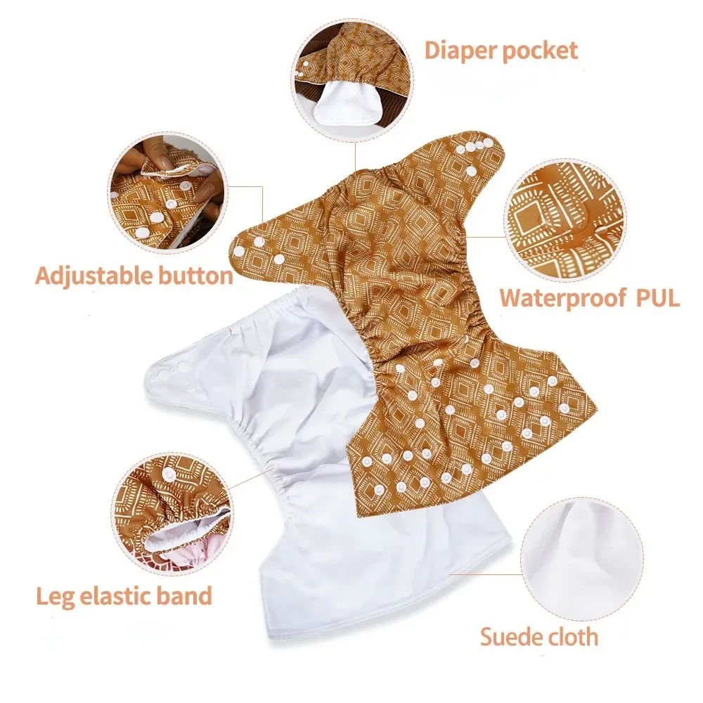 Ecobubs Suede Pocket couche lavable à poche taille unique