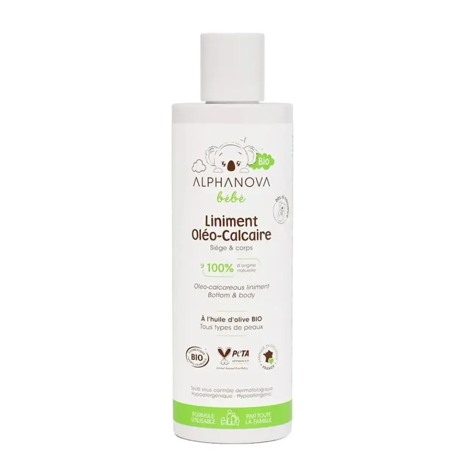 Alphanova Bébé liniment oléo-calcaire bio 200 ml