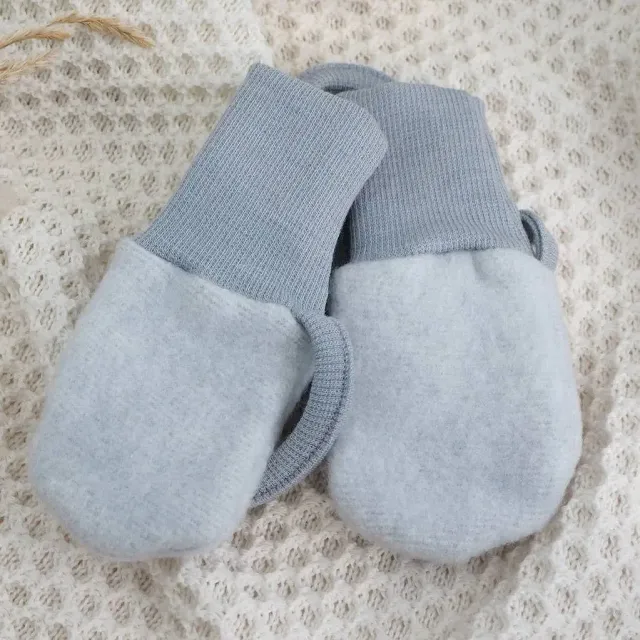 Cosilana moufles bébé laine coton bio