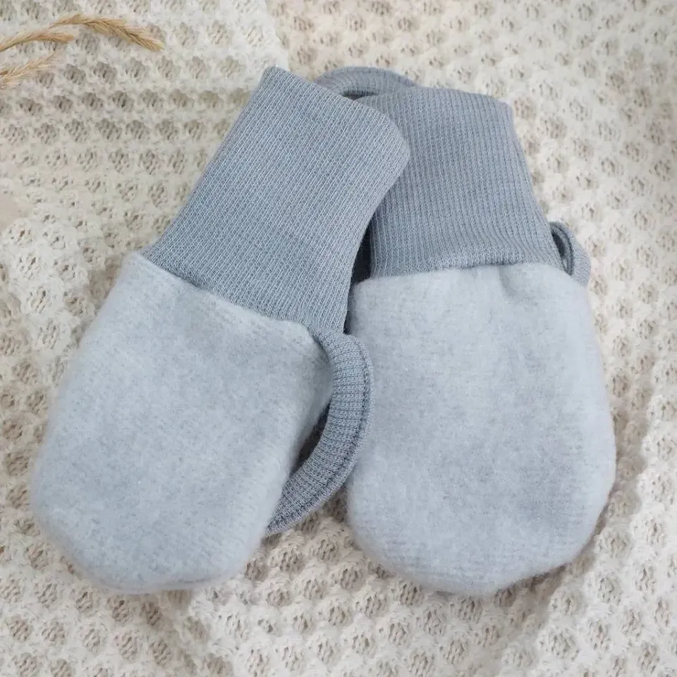 Cosilana moufles bébé laine coton bio