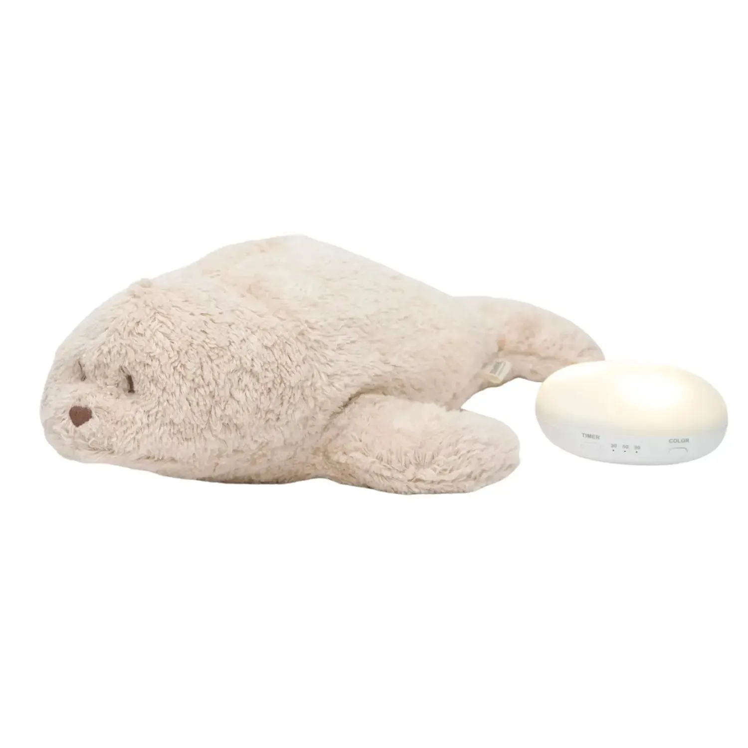 Moonie peluche bruit rose bébé coton bio