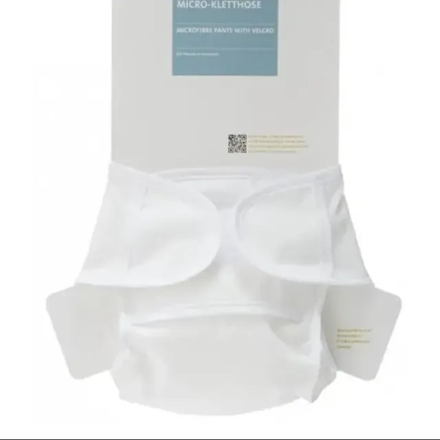Disana culotte de protection à velcro blanche
