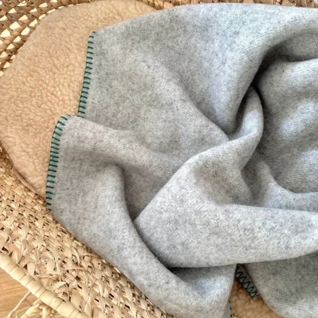 Sassoupi Souffle Couverture Laine Vierge