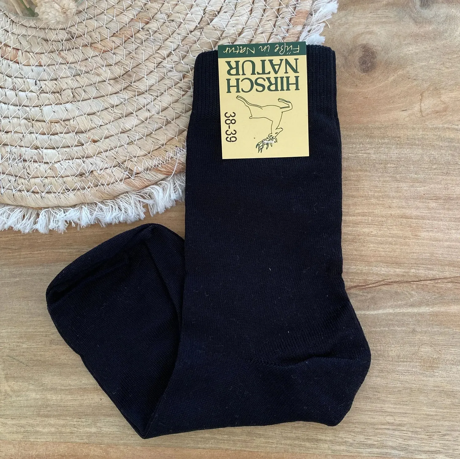 Hirsch Natur chaussettes femme soie naturelle thermorégulantes
