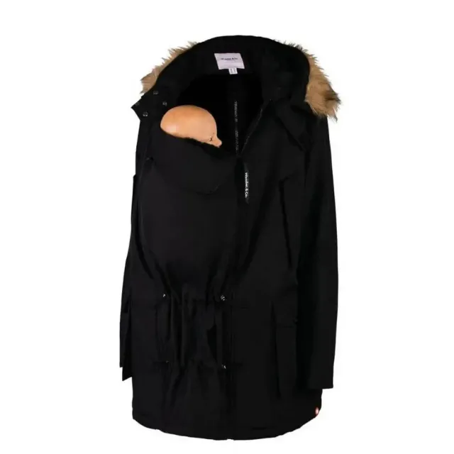 Wombat et Co Bandicoot manteau portage imperméable noir