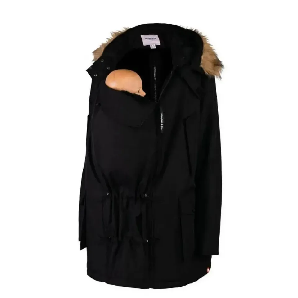 Wombat et Co Bandicoot manteau portage imperméable noir
