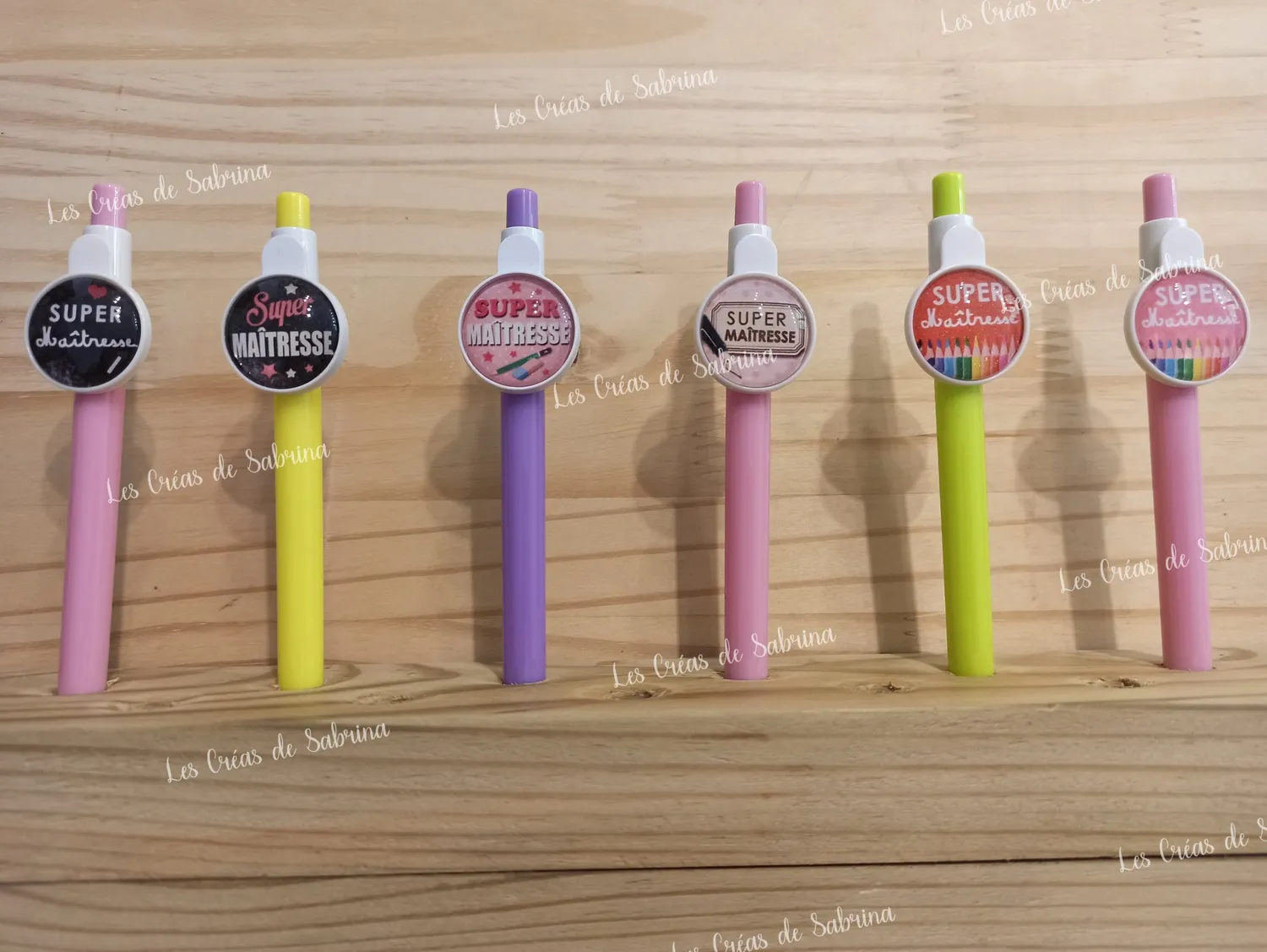 Les Créas de Sabrina stylo bille personnalisé réutilisable