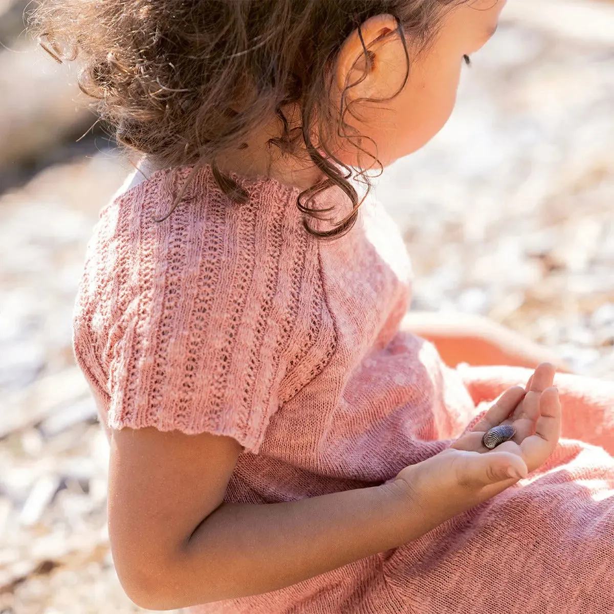 Disana robe tricotée coton lin bio enfant