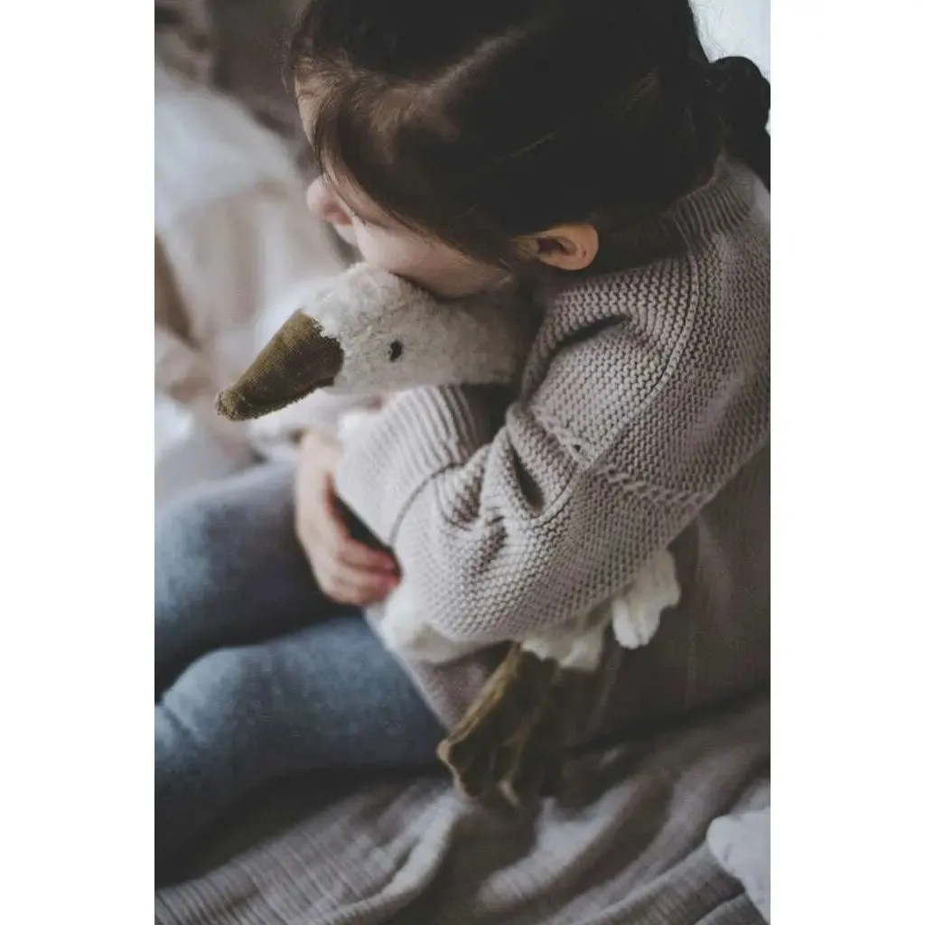 Senger Naturwelt Doudou bouillotte Oie coton bio et laine