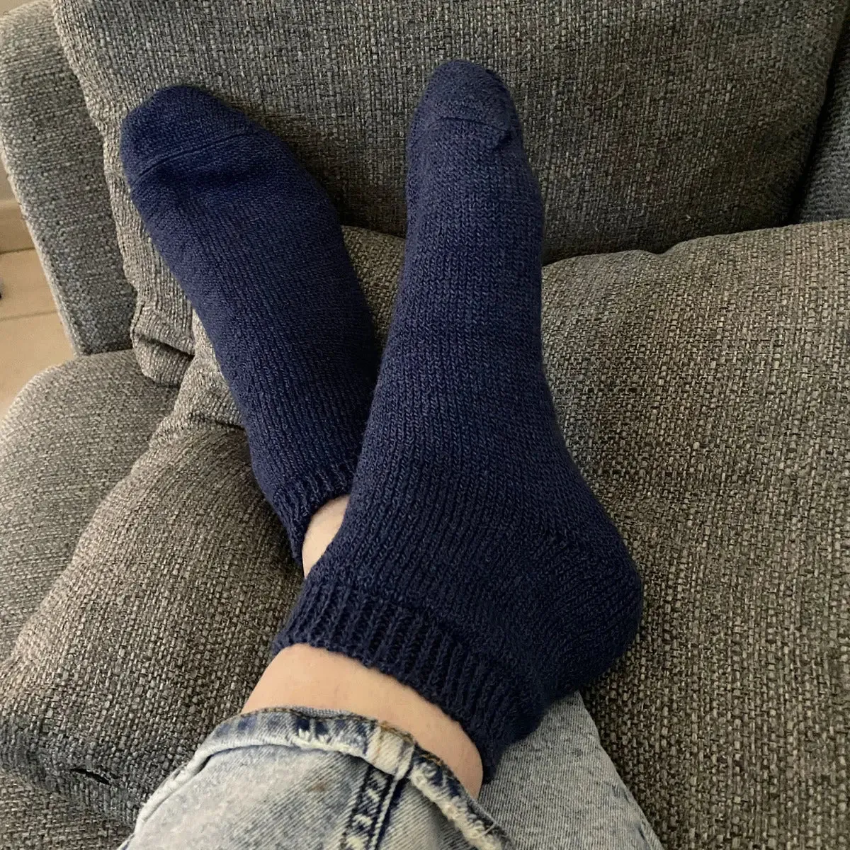 LiliNappy Hirsch Natur EliaYoga chaussettes femme laine et soie