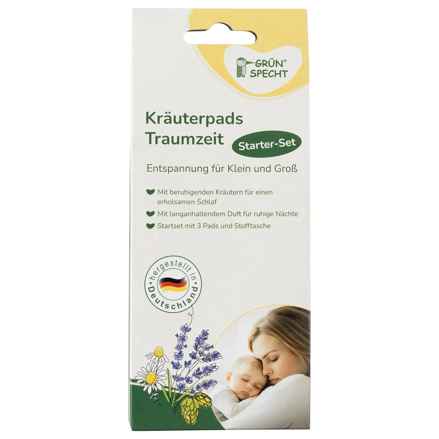 Grünspecht Herbes Apaisantes coussinets lavande