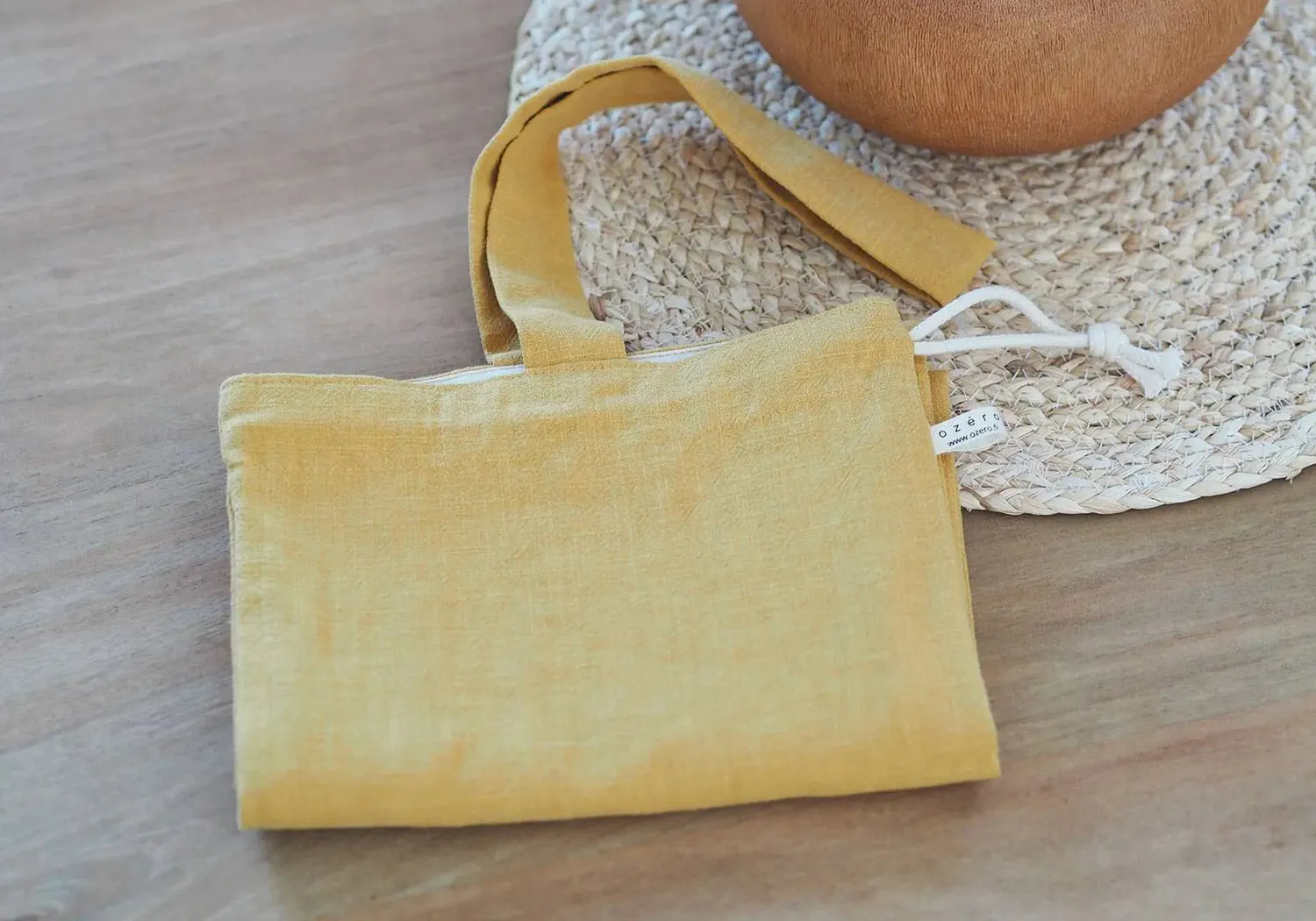 Ozéro sac à baguette en lin réutilisable