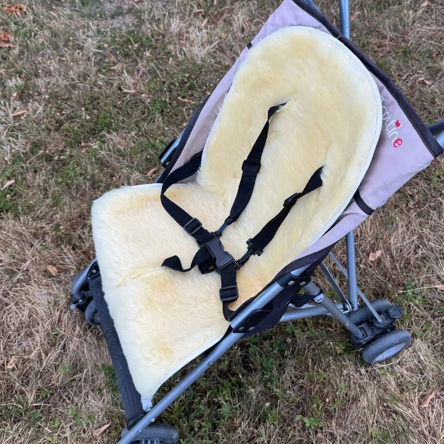 Kaiser Deluxe assise peau d’agneau poussette cosy