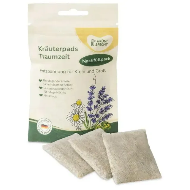 Grünspecht Recharge 3 coussinets herbes apaisantes lavande