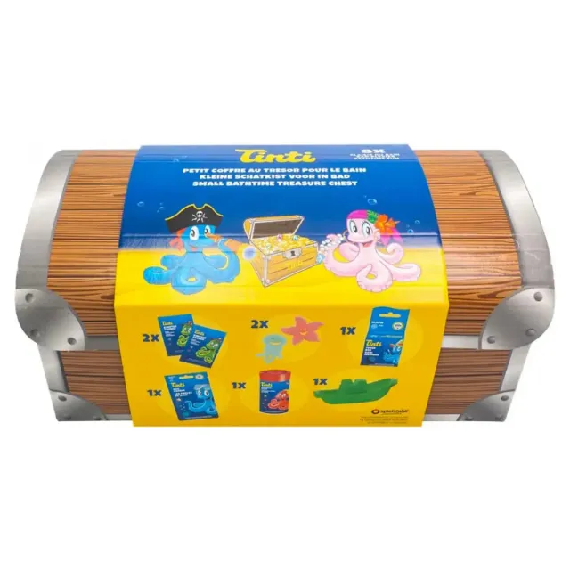 Coffre au trésor bain Tinti 8 produits colorants naturels