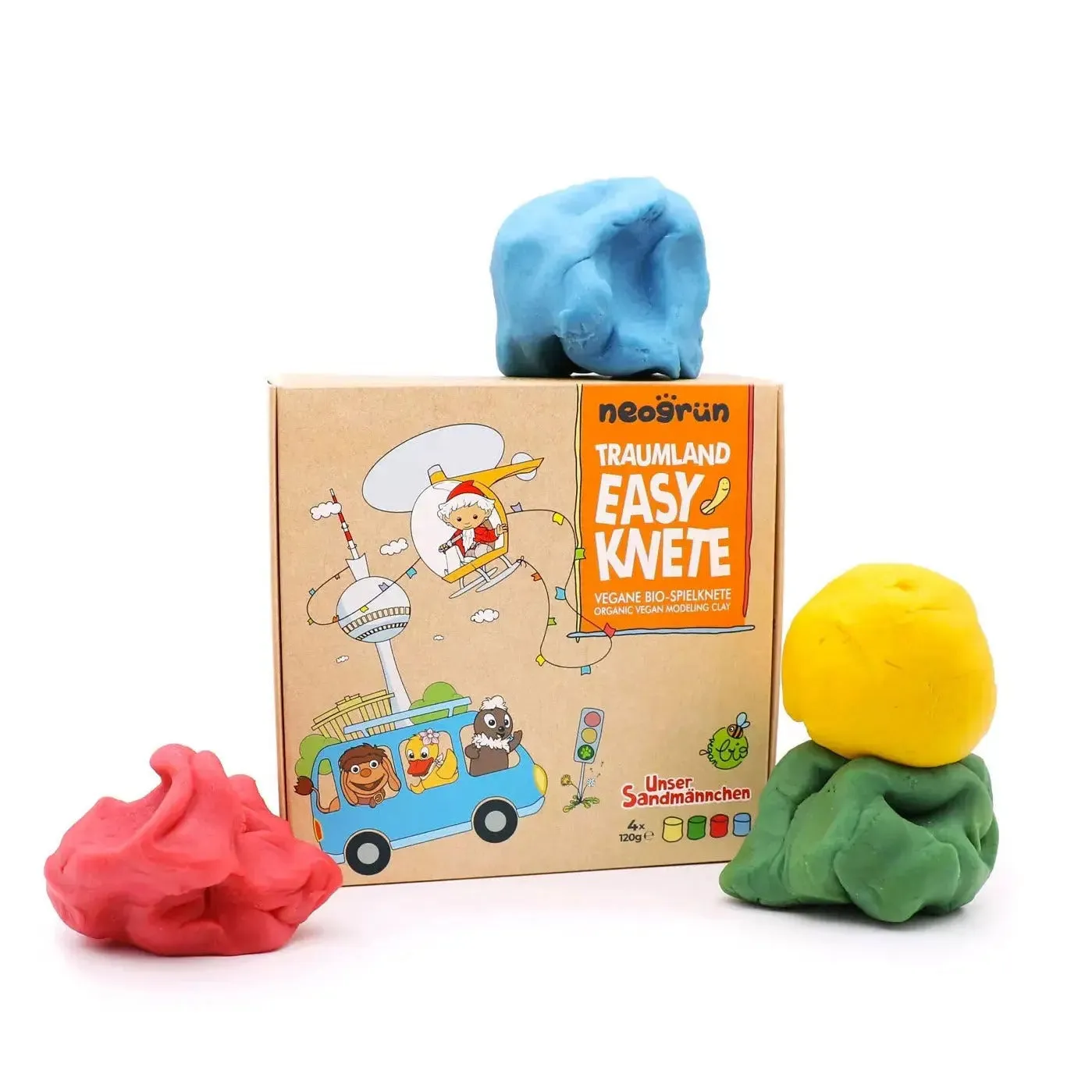 Neogrün pâte à modeler naturelle 4 pots