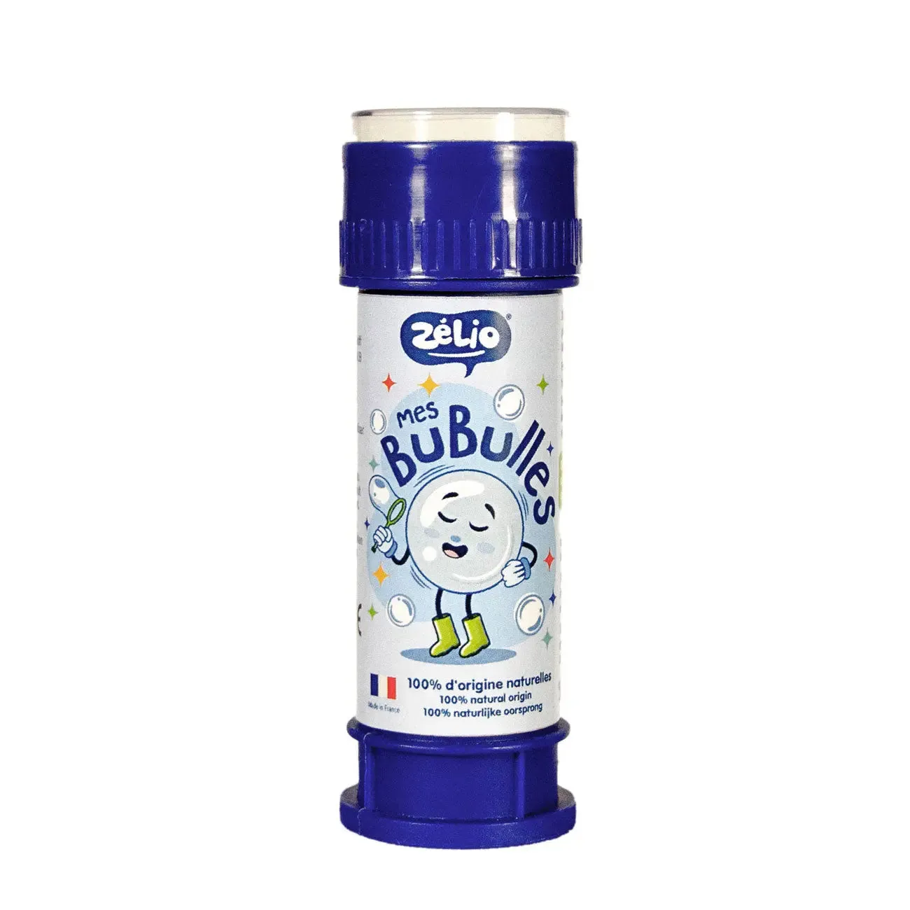 Zélio flacon bulles de savon bio 50ml écolo