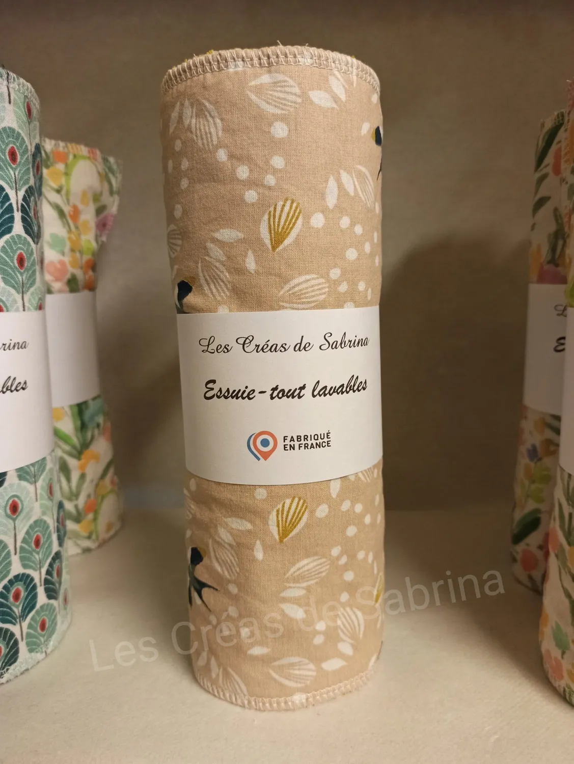 Les Créas de Sabrina essuie-tout lavable 5 feuilles