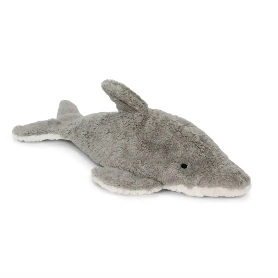 Senger Naturwelt dauphin doudou bouillotte coton bio 38 cm