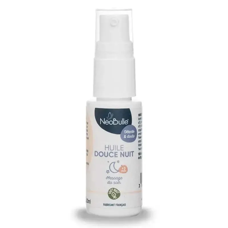 Néobulle Huile Douce Nuit huile massage bio 20ml