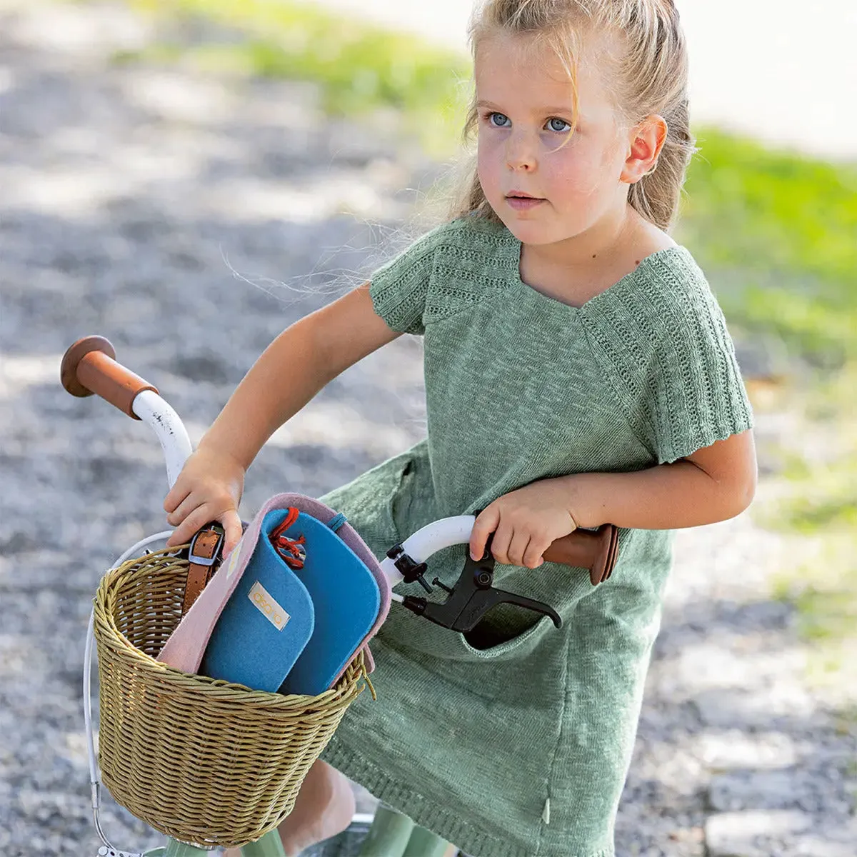 Disana robe tricotée coton lin bio enfant