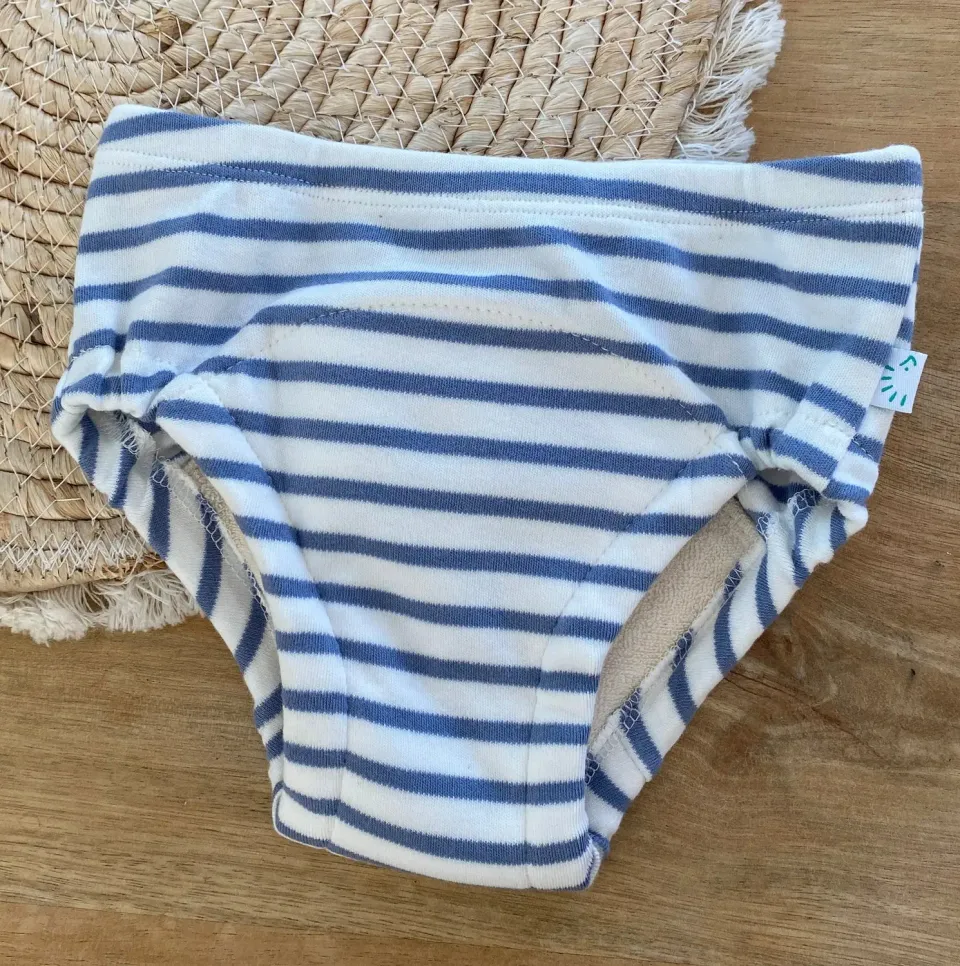 Popolini slip apprentissage absorbant coton bio