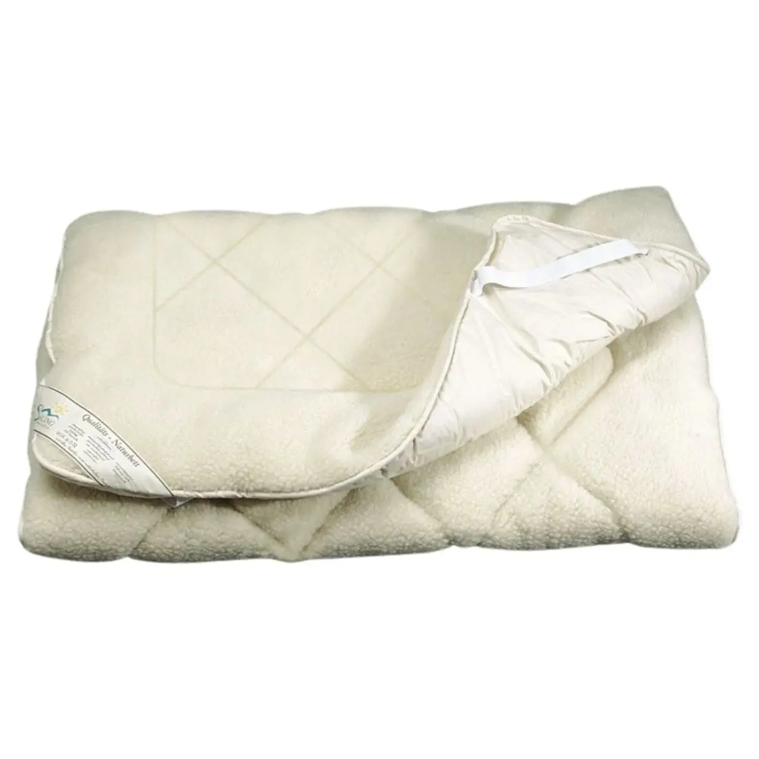 Saling Surmatelas en laine & coton bio réversible