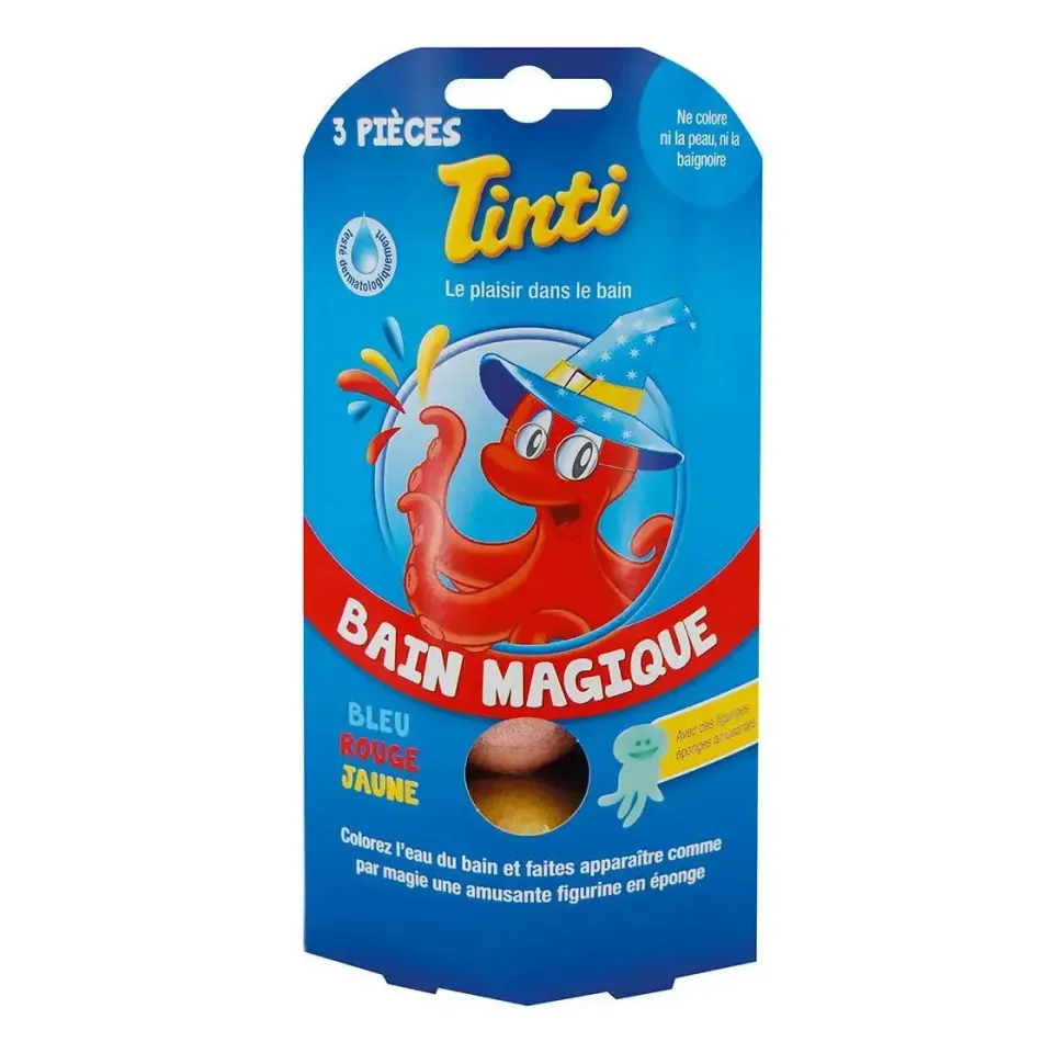 Tinti balles de bain magiques x3 couleur surprise