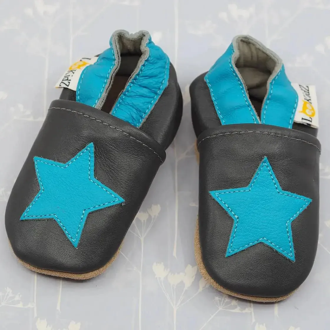 Lookidz chaussons cuir souple bébé