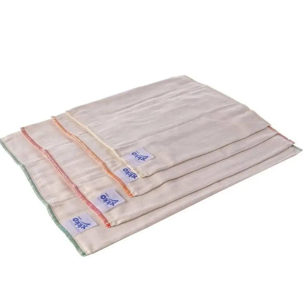 LiliNappy Xkko langes prépliés 6 pièces en coton bio