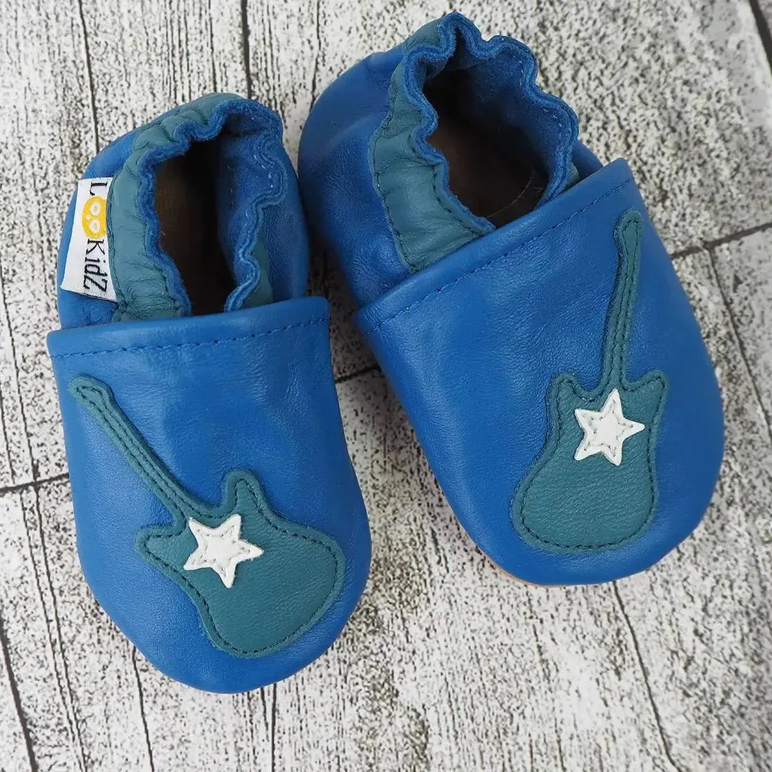 Lookidz chaussons cuir souple bébé