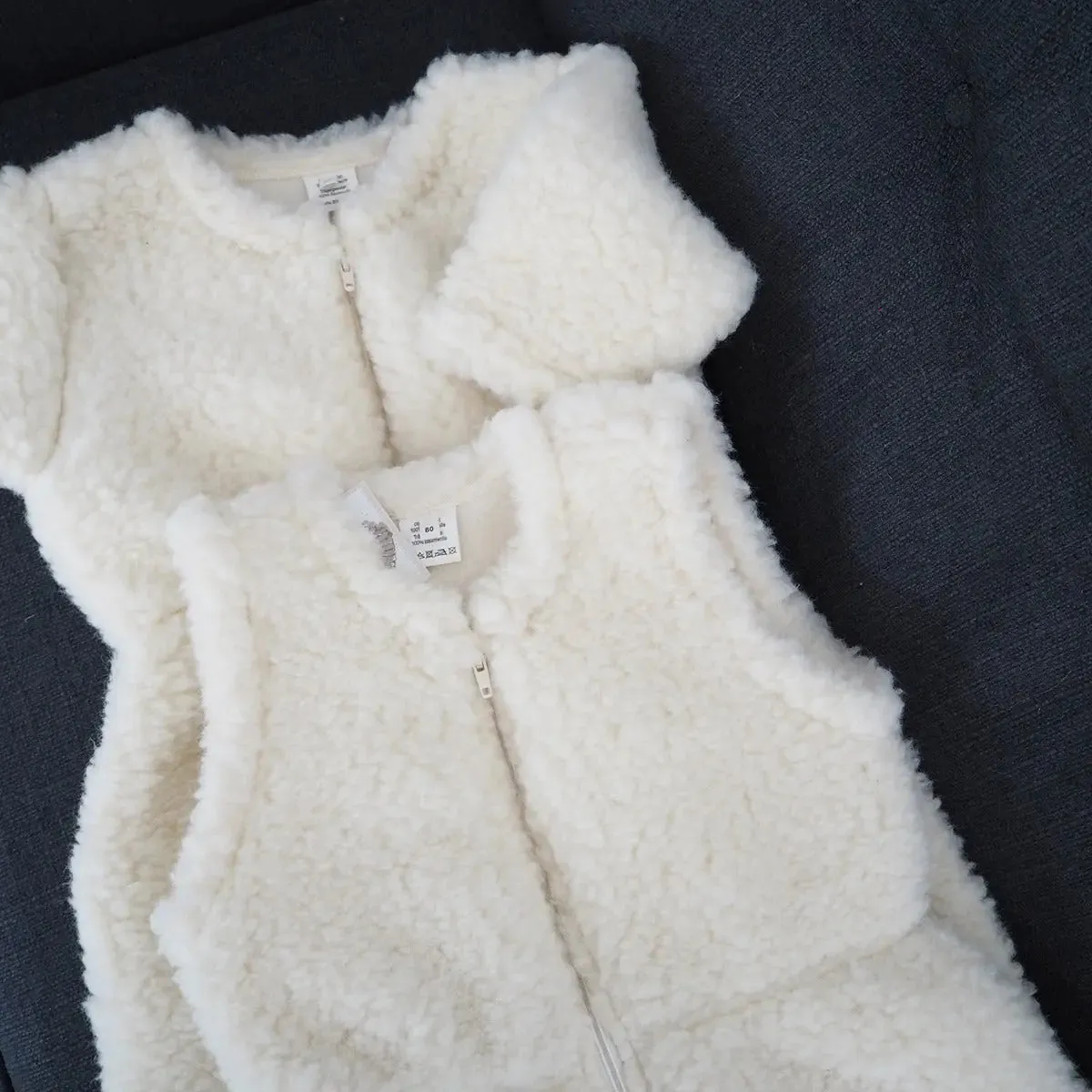 Saling turbulette sans manches pure laine vierge bébé