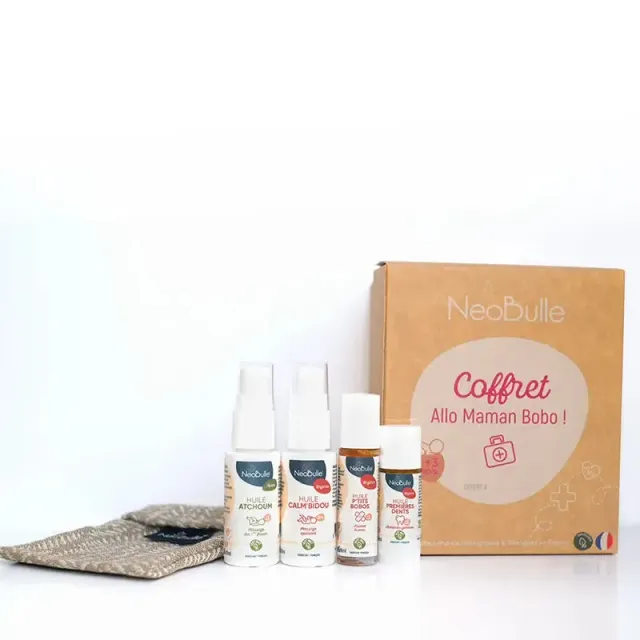 Néobulle Allô Maman Bobo coffret soins bébé bio 4 huiles