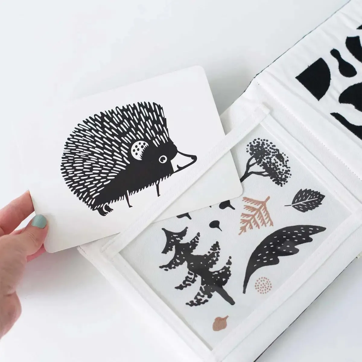 Wee Gallery support en coton bio pour cartes contrastées