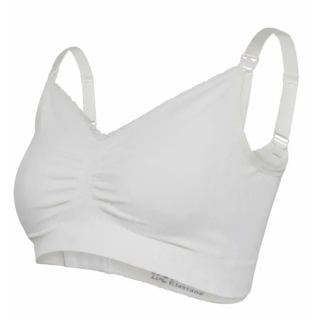 Carriwell soutien-gorge allaitement coton bio blanc sans armatures