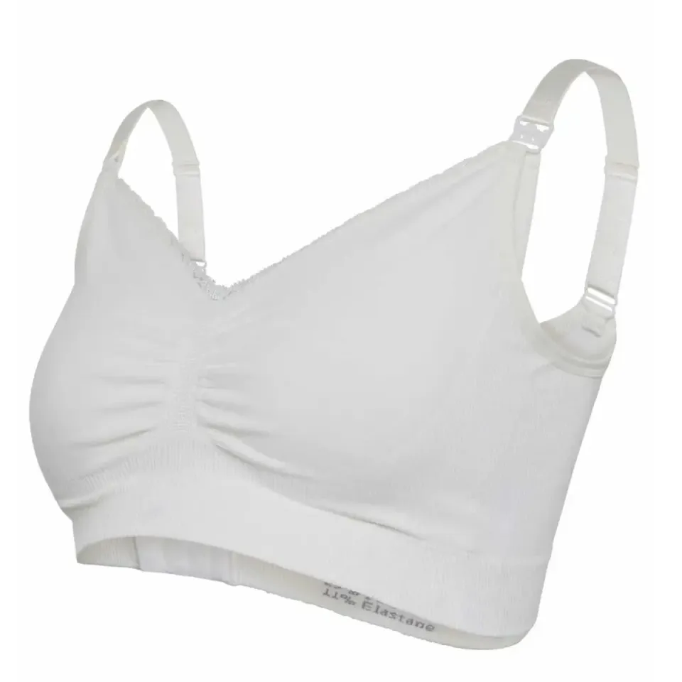 Carriwell soutien-gorge allaitement coton bio blanc sans armatures