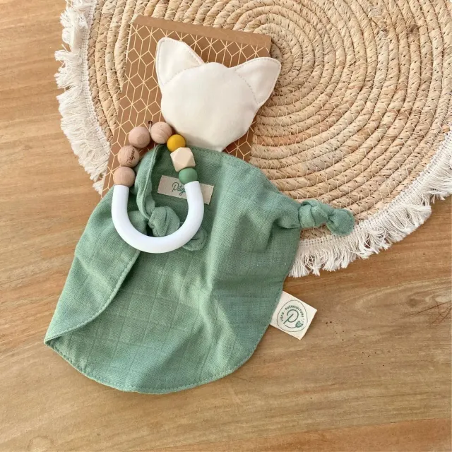 Pitigaia Mon 1er Doudou coffret naissance coton bio